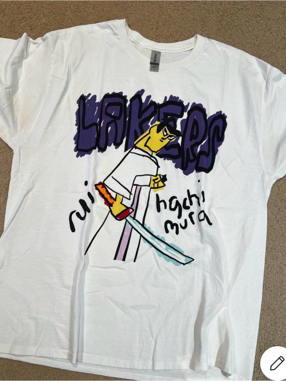 Lakers Hachimura t-shirt